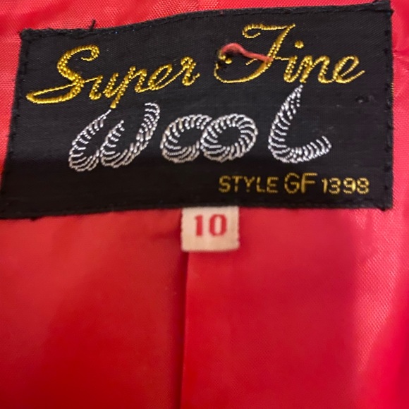 Vintage super fine light wool blazer - Picture 3 of 3